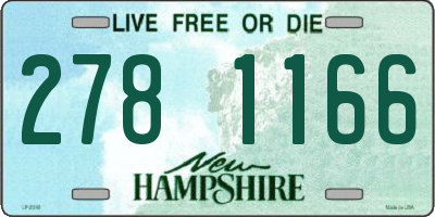 NH license plate 2781166