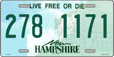 NH license plate 2781171