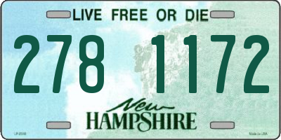 NH license plate 2781172
