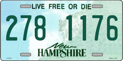 NH license plate 2781176