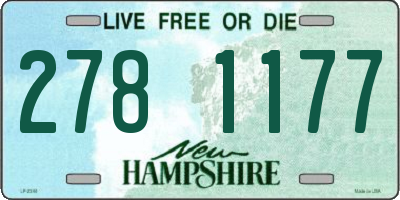 NH license plate 2781177
