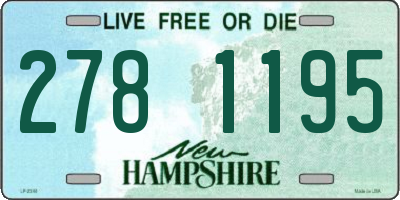 NH license plate 2781195