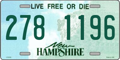 NH license plate 2781196