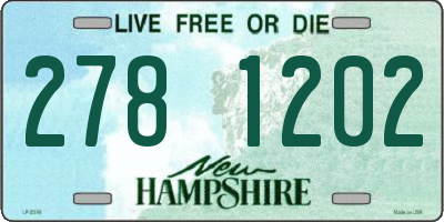 NH license plate 2781202