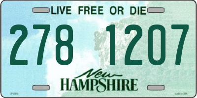 NH license plate 2781207