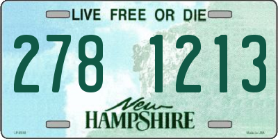 NH license plate 2781213