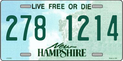 NH license plate 2781214