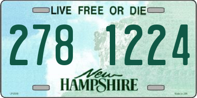 NH license plate 2781224