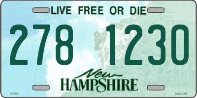 NH license plate 2781230
