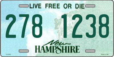 NH license plate 2781238