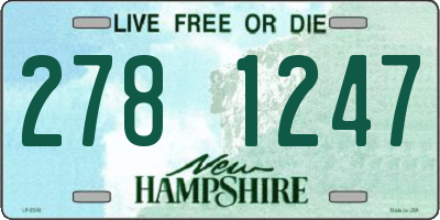 NH license plate 2781247