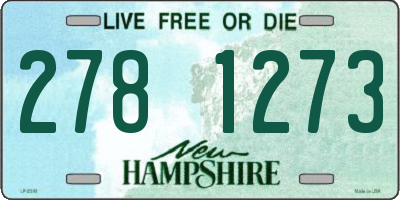 NH license plate 2781273