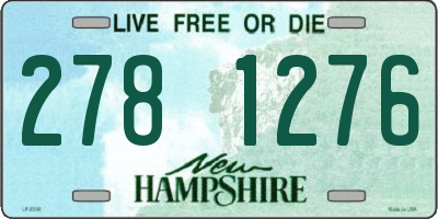 NH license plate 2781276