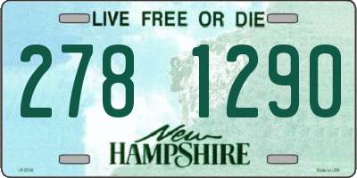 NH license plate 2781290