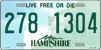 NH license plate 2781304