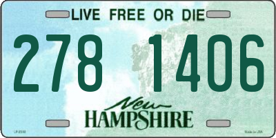 NH license plate 2781406