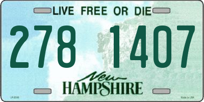NH license plate 2781407