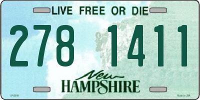 NH license plate 2781411