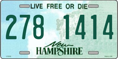 NH license plate 2781414