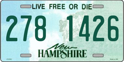NH license plate 2781426