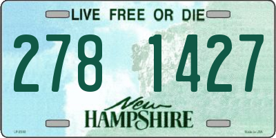 NH license plate 2781427