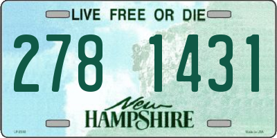 NH license plate 2781431