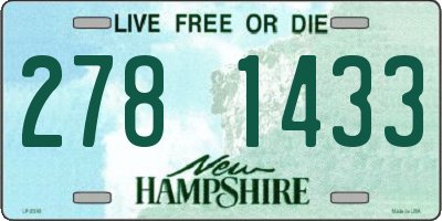 NH license plate 2781433