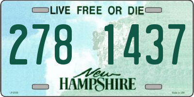 NH license plate 2781437