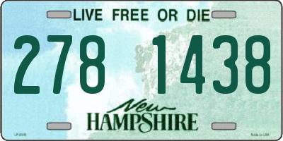 NH license plate 2781438