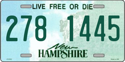 NH license plate 2781445