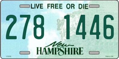 NH license plate 2781446