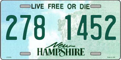 NH license plate 2781452