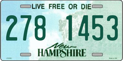 NH license plate 2781453