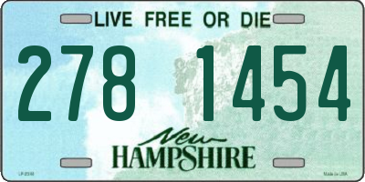 NH license plate 2781454