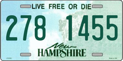 NH license plate 2781455