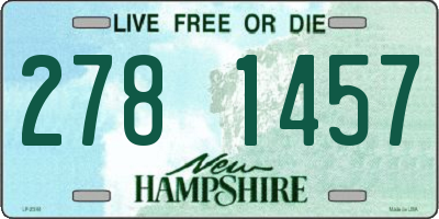 NH license plate 2781457