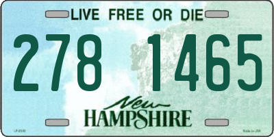 NH license plate 2781465