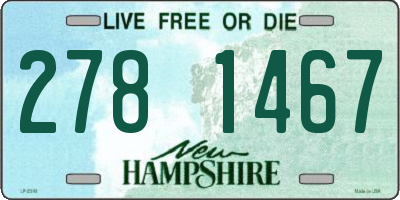 NH license plate 2781467