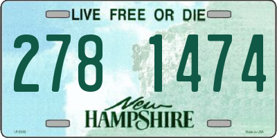 NH license plate 2781474