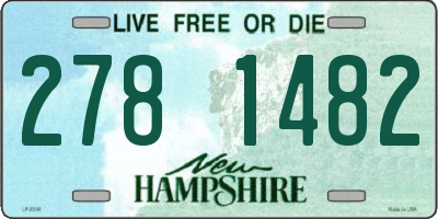 NH license plate 2781482