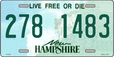NH license plate 2781483