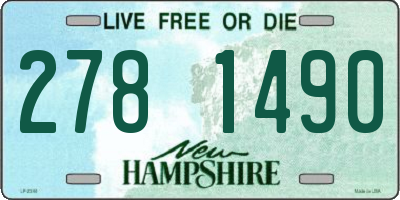NH license plate 2781490