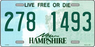 NH license plate 2781493