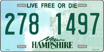 NH license plate 2781497