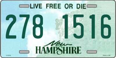 NH license plate 2781516