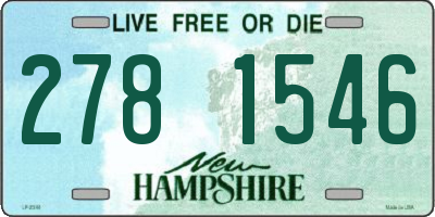 NH license plate 2781546