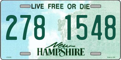 NH license plate 2781548