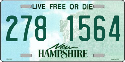 NH license plate 2781564