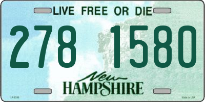 NH license plate 2781580