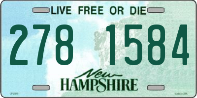 NH license plate 2781584